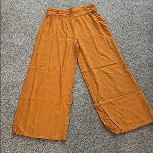 Miou Muse Linen blend Wide-Leg Pants Womens size medium